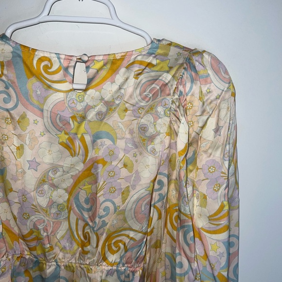 For Love And Lemons x revolve flowy sleeve Top new with tags - Picture 11 of 13